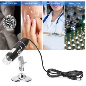 Resim Geeroyoo 1600x Taşınabilir Usb Mikroskop, Endüstriyel İnceleme Ve El Tipi Analiz İçin Hd Görüntüleme 