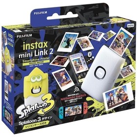 Resim Fujifilm Instax Mini Link 2 Splatoon 3 Bundle Edition Portatif Fotoğraf Yazıcısı 