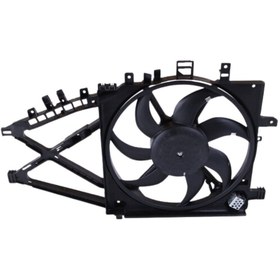 Resim Opel Combo C Corsa C 1.3 1.7 CDTI DTI 2001 Sonrası Fan Motoru Davlumbazlı (390 mm - 3 Fişli - 7 Kanat) 