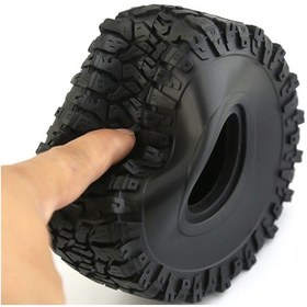 Resim Geekyou 1.9 İnç Kauçuk Rc Lastikler 4 Adet - 120mm Çap - Trax Trx4, Scx10, Rgt Jeep Uygun - Bjm300 Modeli 