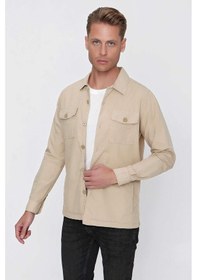 Resim Efor C 618 Slim Fit Bej Spor Ceket Bej 
