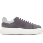 Resim Derimod Erkek Gri Kalın Tabanlı Süet Deri Sneaker 24SFD613410 