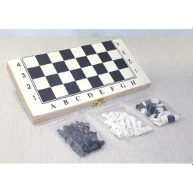 Resim Ahşap Kutulu Satranç Tavla Seti Model 4 - 9011232420925do 