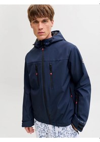 Resim Jack & Jones Jack&jones Jjlagarde Softshell Erkek Mont 12284699 Navy Blazer 