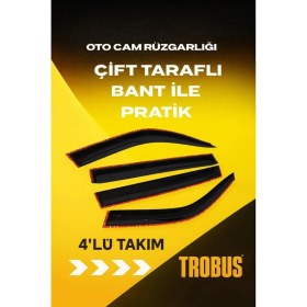 Resim Trobus Mitsubishi Canter 2007 FE 711 / 839 / 859 Cam Rüzgarlığı (2'li) 