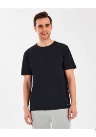 Resim Skechers M Sorona Regular T-shirt Erkek Siyah Tshirt S2510210-001 SIYAH 