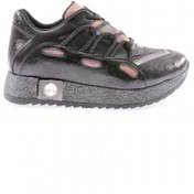Resim Dgn 916-1-23Y Kadın Kalin Taban Silver İp Taşli Kristal Taşli Sneakers Ayakkabi 