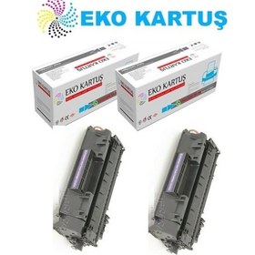 Resim Eko Kartuş Hp CE505A P2030/P2035/P2035D/P2050/P2055D/P2055N/P2055 ) Ekonomik lı 2’li Paket 