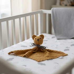 Resim Reyo Beberotti Müslin Uyku Oyun Arkadaşı Hardal 