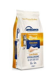 Resim Ambiance Low Grain & Hypoallergenic Tavuklu Yetişkin Kedi Maması 12 KG 