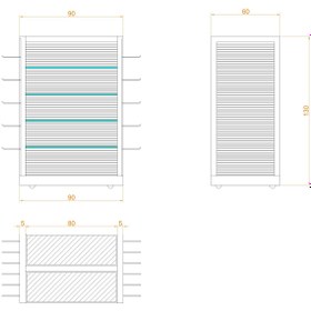 Resim H Tipi Eczane Gondolu 