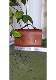 Resim El Yapımı Çantalı Deri Baharatlık 