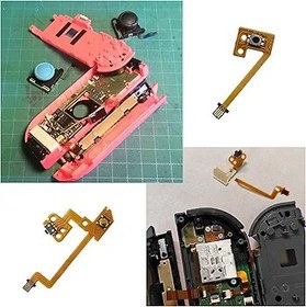 Resim 5 IN 1 Ribbon Flex Cable L ZR ZL SL SR Button Key Replacement Compatible with Nintendo Switch NS Joy Con Controller 