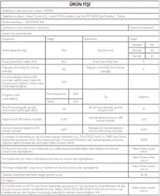 Resim Vestel Km 107402 Wıfı 10 kg Kurutma Makinesi 