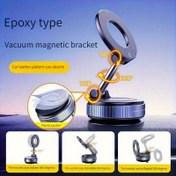 Resim Araba Telefon Tutucu, Çift Taraflı Emme, Katlanabilir, Çok Fonksiyonlu Navigasyon Montajı, Çinko Alaşım, Su Geçirmez Değil, Dönebilir, 360° Döndürme, 180° ve 120° Emme Kupası, Flip 120° Braketi 