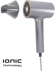 Resim Dearling Marske supersonic profesyonel ionic saç kurutma makinesi gri 