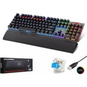 Resim Hadron G507 Kablolu Mekanik Rgb Oyun Klavye 