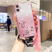Resim Samsung Galaxy Uyumlu A06 Kılıf Çiçek Desenli Tpu Gradyan Telefon Kılıfı 