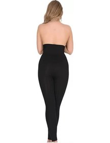 Resim Form Time Kadın Yüksek Bel Siyah Korseli Uzun Tayt 2125Siyah S Siyah 