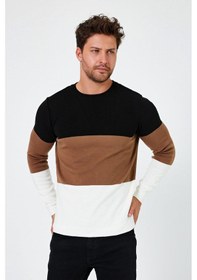 Resim Alexander Gardi Alexandergardı Bisiklet Yaka Renk Bloklu Regular Fit Kazak E24-eze-05 001 
