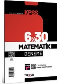 Resim KPSS Matematik 6x30 Deneme- Marka Yayınları 