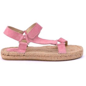 Resim Su Espadril Yula Pembe Kadın Espadril Sandalet 