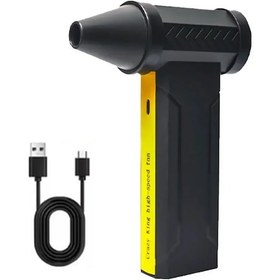 Resim Elektrikli Türbinli Taşınabilir Klima Fanı A Siyah, 