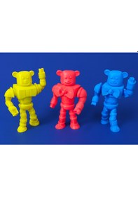 Resim 3d Eklemli Robot Ayıcık 