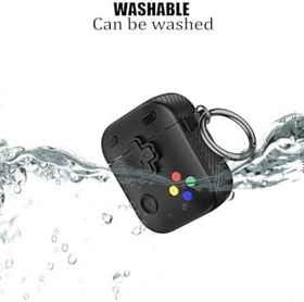 Resim Apple AirPods 4. Nesil/ANC Kılıf GamePad Tasarımı Kilitli Kapak Lacivert, 87007176 