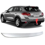 Resim Porsche Cayenne Bagaj Kromu 2011 Sonrası Uyumlu 