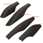 Resim Xuweiwei Black 4 Adet Toyota Fortuner An50 An60 Hilux Sw4 2004 2015 Tavan Raftı Ray Kapak 