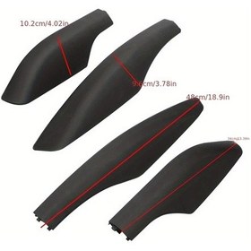 Resim Xuweiwei Black 4 Adet Toyota Fortuner An50 An60 Hilux Sw4 2004 2015 Tavan Raftı Ray Kapak 