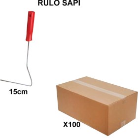 Resim Izmir Fırça Arge Toptan Rulo Sapı 15 Cm- 100 Adet 013315 