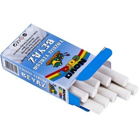 Resim Nova Color Tozsuz Beyaz Tebeşir 10 Adet 
