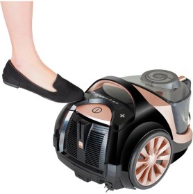 Resim Arnica Tesla Premium Ultra Sessiz Kumandalı Toz Torbasız Elektrikli Süpürge HEPA Filtreli Bej Renk 
