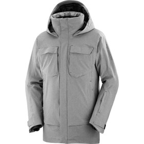 Resim Salomon Stance Cargo Erkek Siyah Kayak Ceketi 