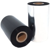 Resim PLUSCOPY WX-10FBK Standart Wax Ribbon 110mm x 300m 1 inç Outside 