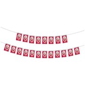 Resim Mini Boy Ata İpli Bayrak 40lı 