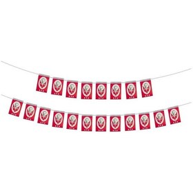 Resim Mini Boy Ata İpli Bayrak 40lı 