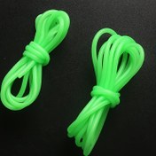 Resim Gece Balıkçılığı için 1 adet 1.5m Işıltılı Boru - Derin Deniz Balıkçılığı için Yumuşak Rig Kılıfı, 4 Boy, 0.8mm/1mm/1.5mm/2.0mm 