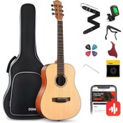 Resim Donner Dag-1m Dreadnought Akustik Gitar Seti Naturel 