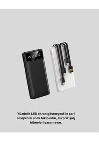 Resim Ceylan Adam 20.000 Mah 4 Çıkışlı Led Göstergeli Hızlı Şarj Powerbank Çok Renkli 