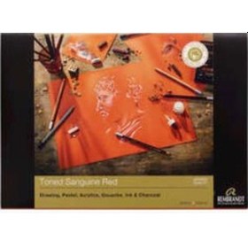 Resim Rembrandt Toned Sanguine Red Çok Amaçlı Sanatsal Blok 180G 50 Yap N11.2578 