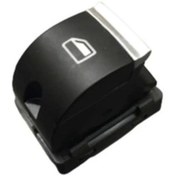 Resim otobalcı Audi A6 Uyumlu Cam Açma Düğmesi Anahtarı Tekli Kromlu 2005-2011 