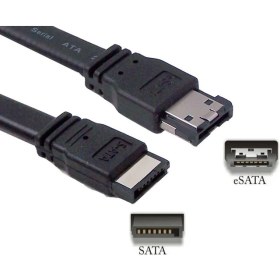 Resim Navidata Esata Sata 7pin 3 Gbps Esata To Sata E-Sata Sata Kablo 1 Metre 