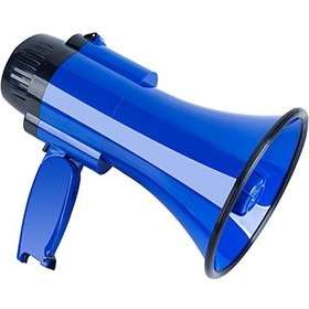Resim Megafon Hoparlör Siren Pa Bullhorn - Kompakt, Pil - İşletilen, 20 Watt, 3 Mod 