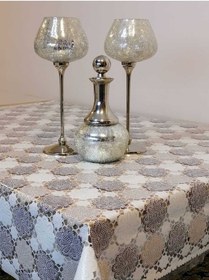 Resim İthal Pvc Muşamba - Desenli Silinebilir Masa Örtüsü 11lace006 Renkli 