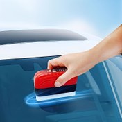 Resim Uygulama Süngerleri, Su Geçirmez Temizleyiciler ve Cam Yüzey Defoggerleri ile donatılmış, ABS Reçinesinden Üretilmiş, Anti-Sis ve Su Geçirmez Özelliklere Sahip, Camlar, Pencereler, Ayna ve Camlar için Uygun. 