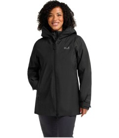 Resim Jack Wolfskin Icecape 3in1 Down W Rds Kadın Outdoor Mont A65266 Black 