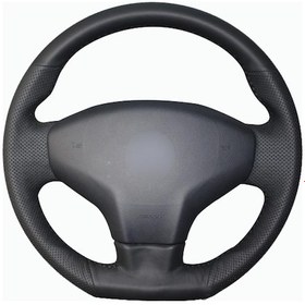 Resim Citroen C-Elysee Araca Özel Deri Direksiyon Kılıfı 